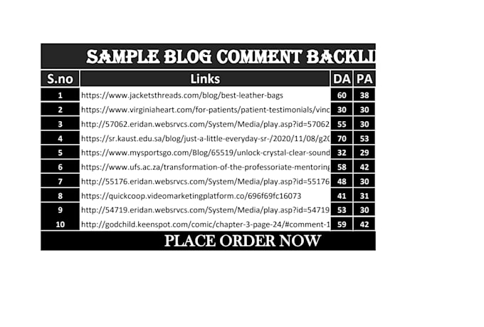 do 1800 manual dofollow blog comment backlinks link building